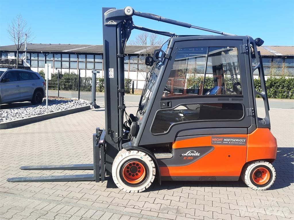 Linde E35L Elektriniai šakiniai krautuvai