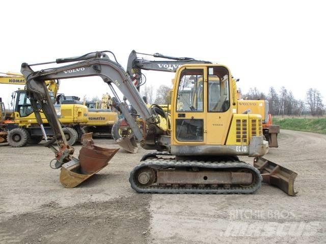 Volvo EC 70 Vidutinės galios ekskavatoriai 7-12 t