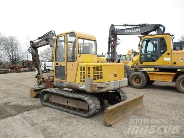 Volvo EC 70 Vidutinės galios ekskavatoriai 7-12 t
