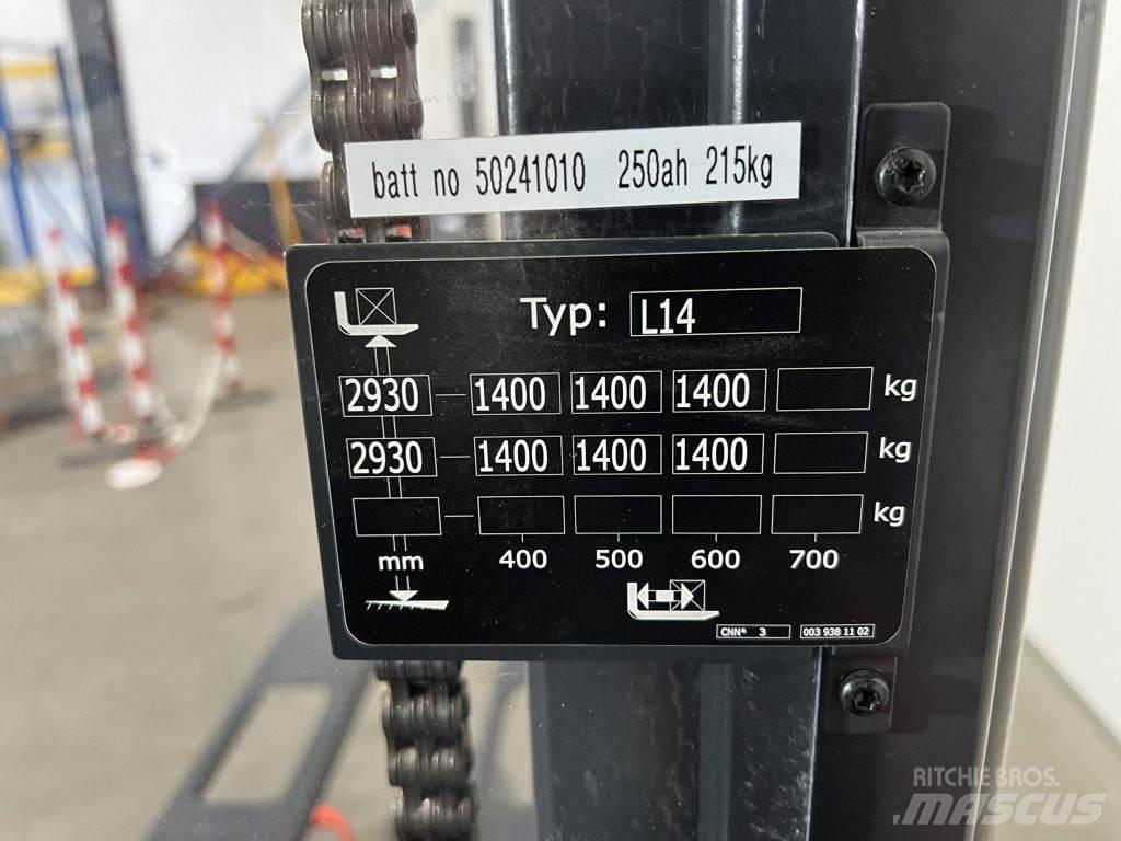 Linde L14 Rankiniai vėžimėliai