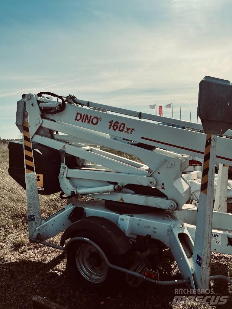 Dino 160 XT Ant priekabų montuojamos kėlimo platformos