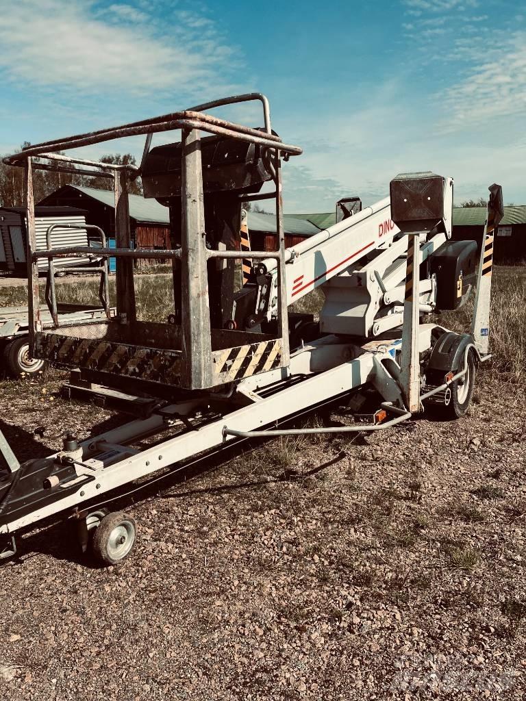 Dino 160 XT Ant priekabų montuojamos kėlimo platformos