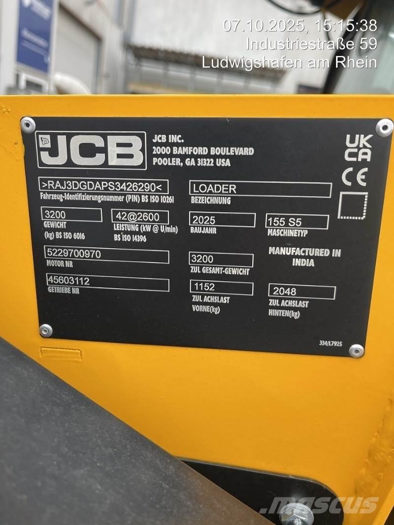JCB 155 Krautuvai su šoniniu pasukimu