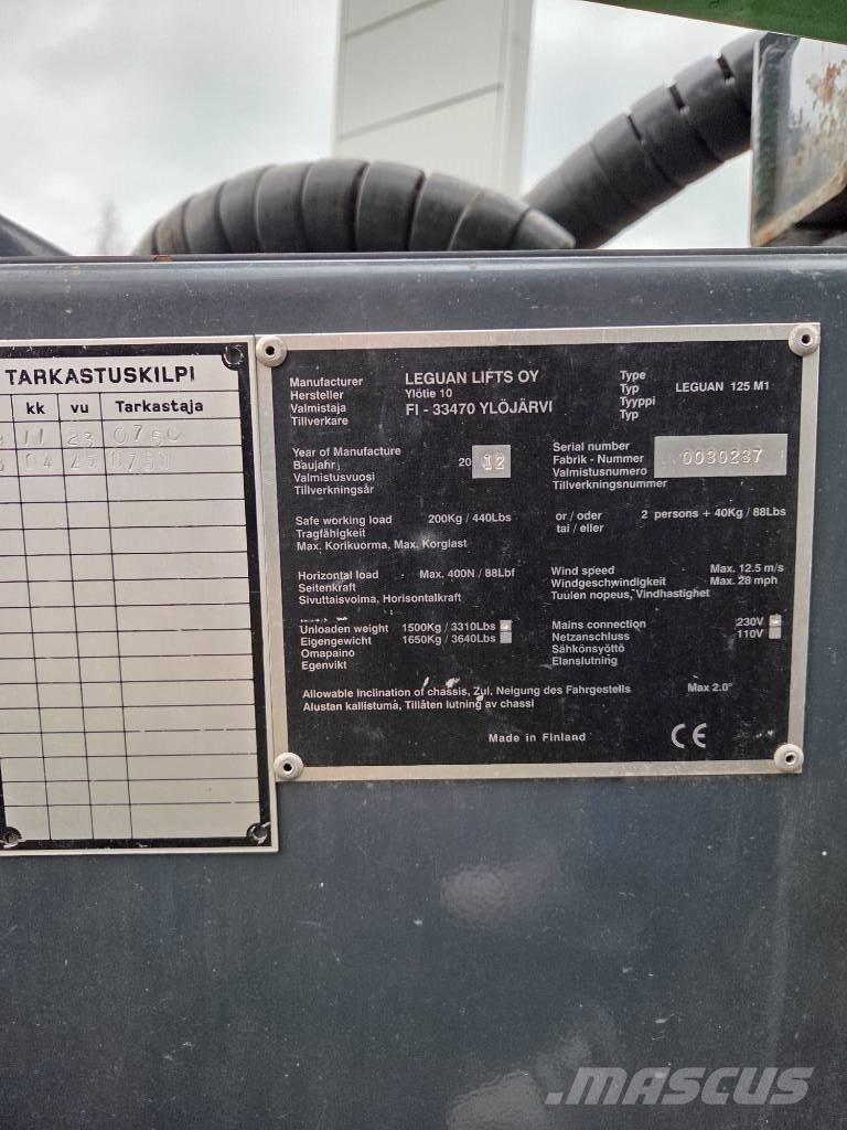 Leguan 125M1 Teleskopiniai keltuvai