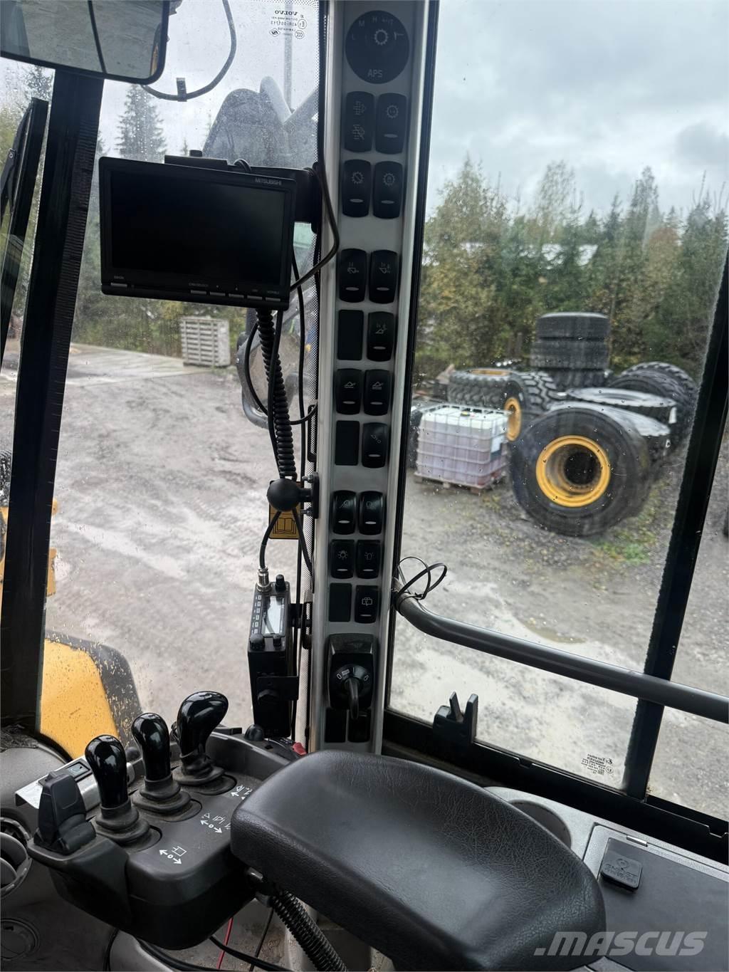 Volvo L180G Naudoti ratiniai krautuvai