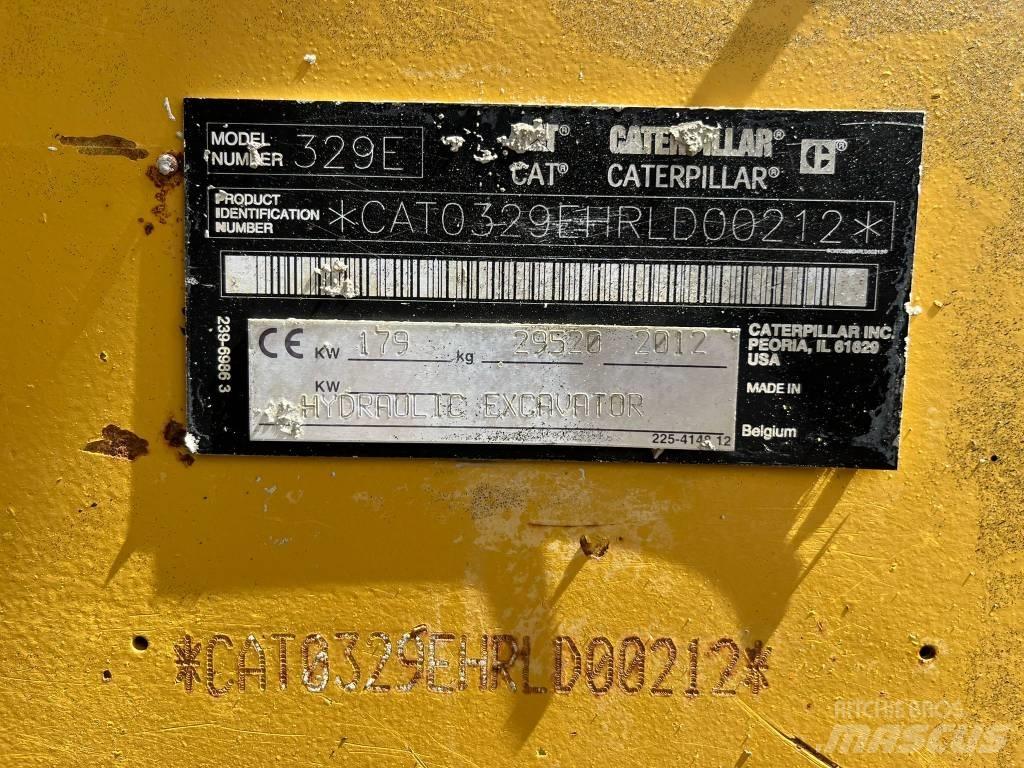 CAT 329 E LN Vikšriniai ekskavatoriai
