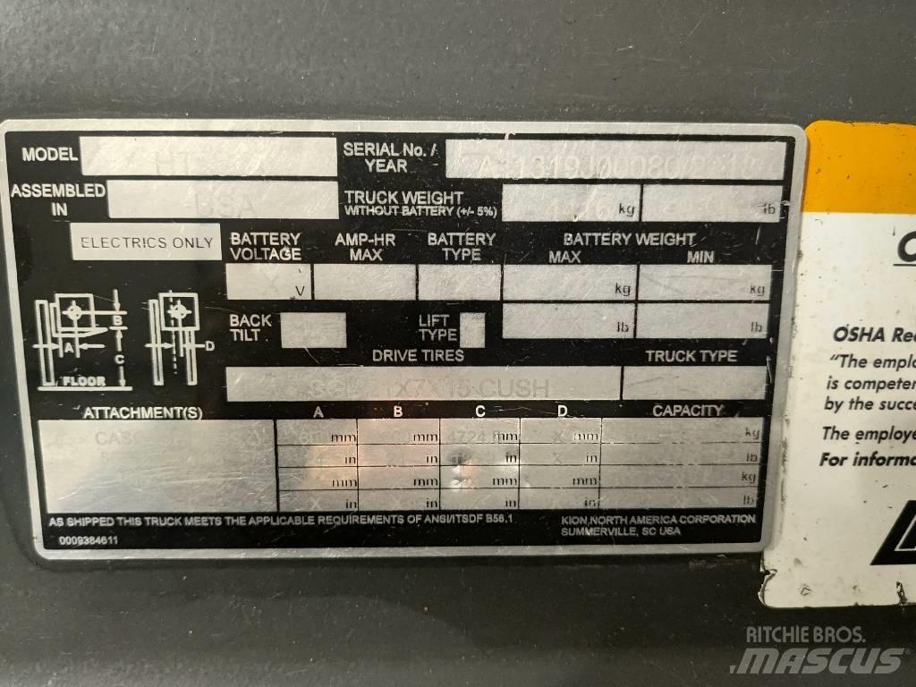 Linde HT25CT Šakiniai krautuvai - Kita