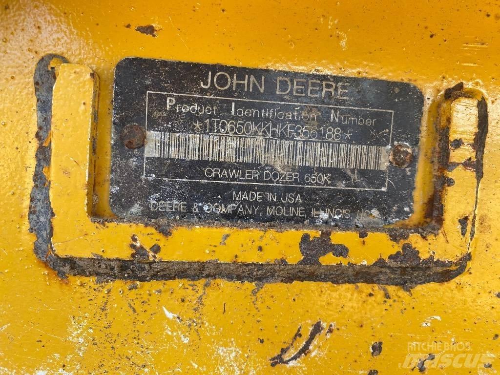 DEERE 650K LGP Vikšriniai buldozeriai