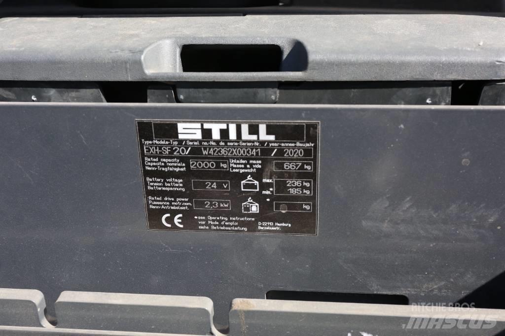 Still EXH-SF20 Žemų aukščių keltuvai su platforma