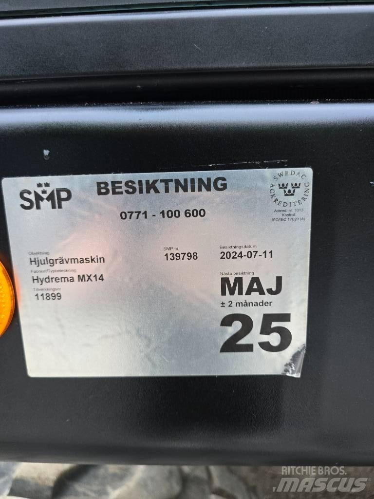 Hydrema MX 14 Ratiniai ekskavatoriai
