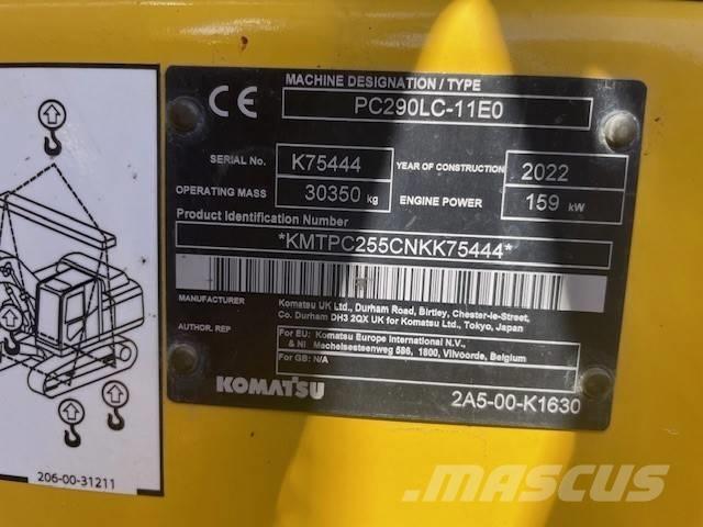 Komatsu PC 290 LC-11 Vikšriniai ekskavatoriai