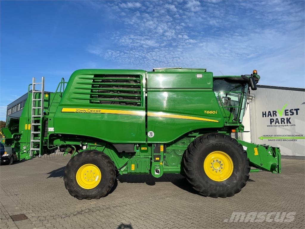 John Deere T660 i Derliaus nuėmimo kombainai