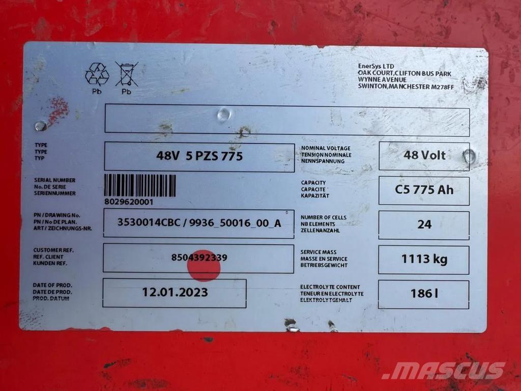 Linde E20PH Elektriniai šakiniai krautuvai