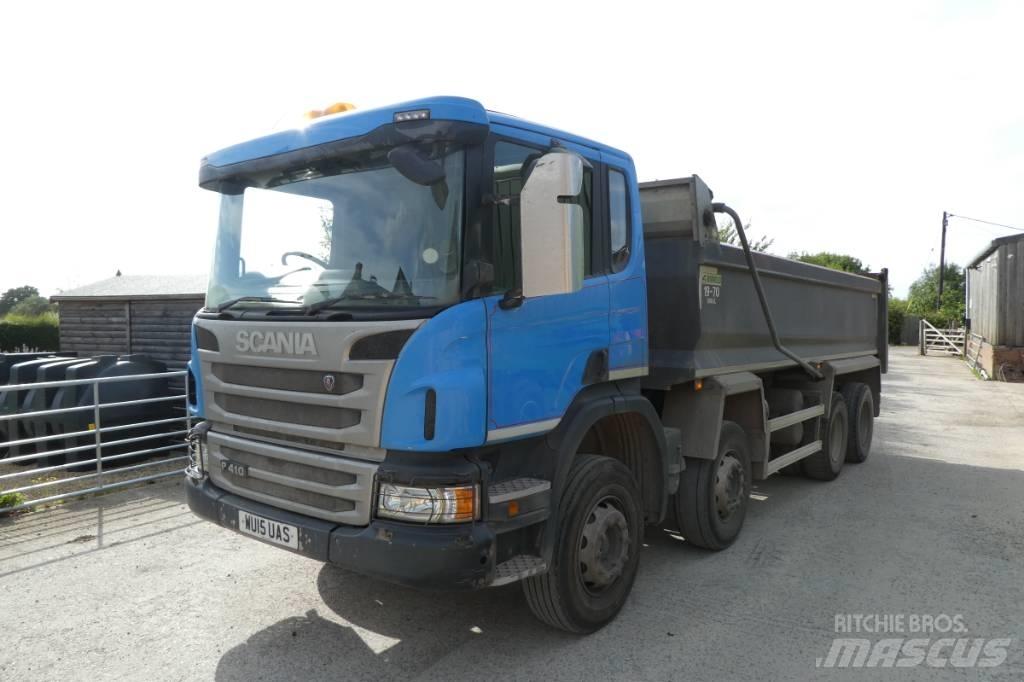Scania P 410 Savivarčių priekabų vilkikai