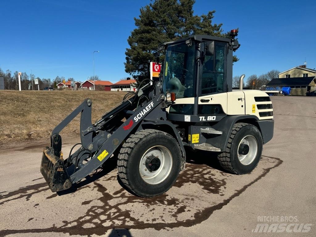 Terex Schaeff TL 80 Naudoti ratiniai krautuvai
