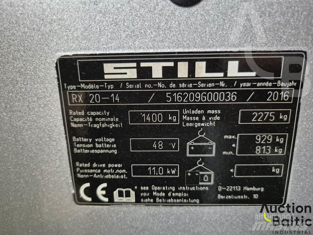 Still RX20-14 Elektriniai šakiniai krautuvai