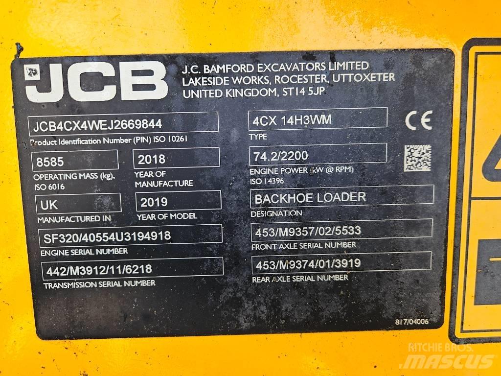 JCB 4 CX Eco Ekskavatoriniai krautuvai