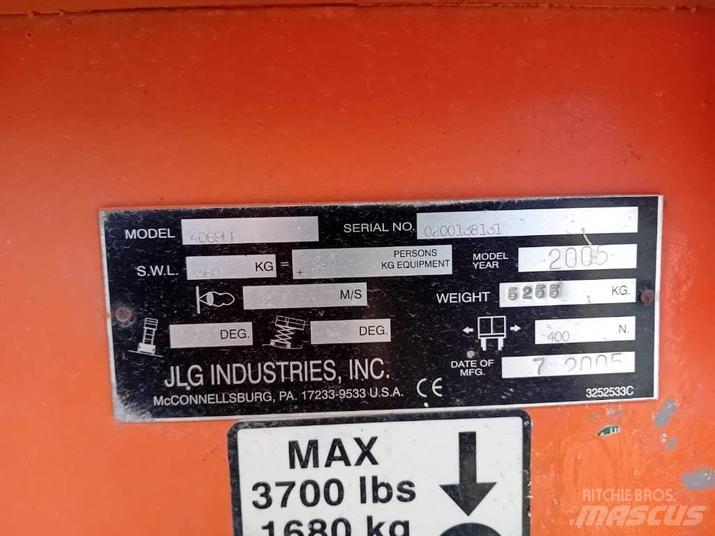 JLG 4069 LE Žirkliniai keltuvai