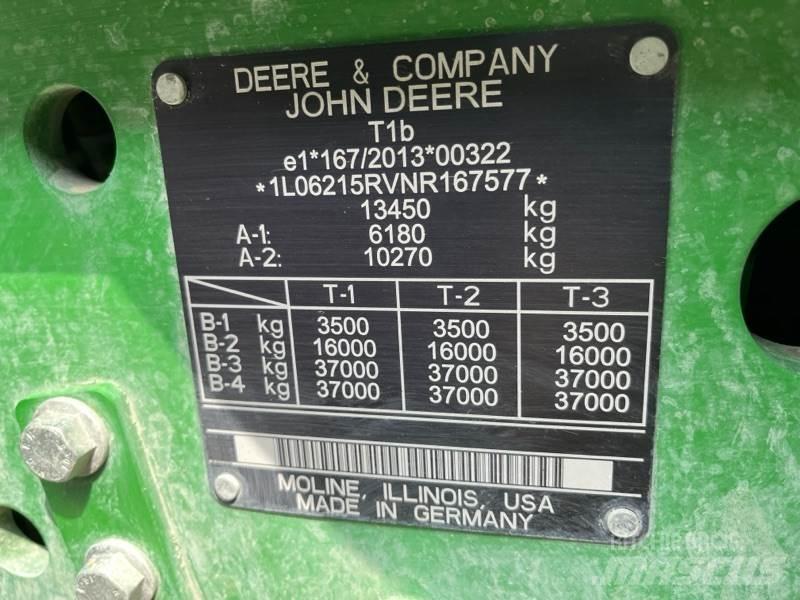 John Deere 6R215 Traktoriai