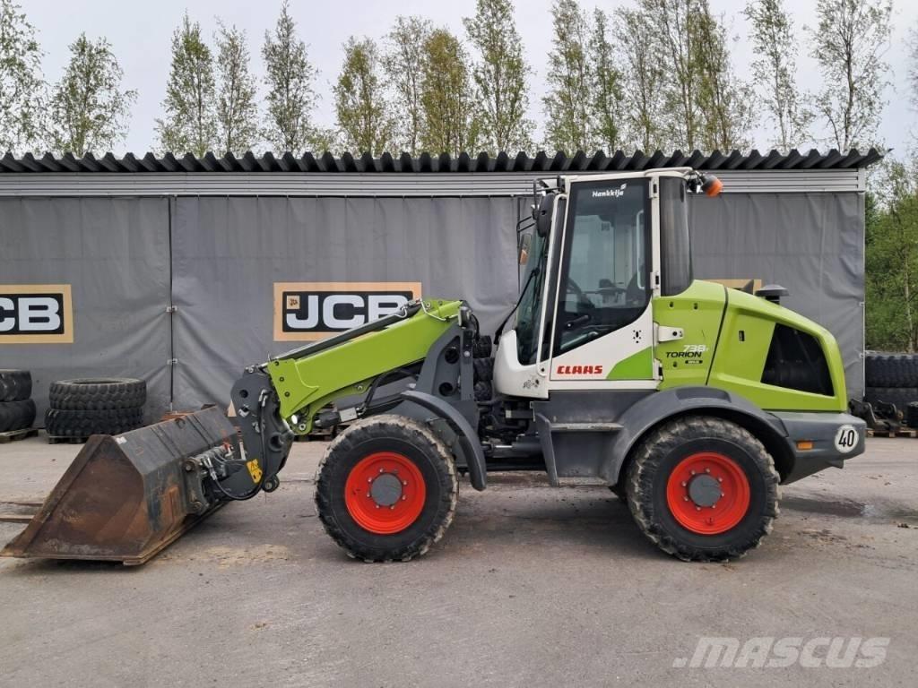 CLAAS 738T Teleskopiniai ratiniai krautuvai
