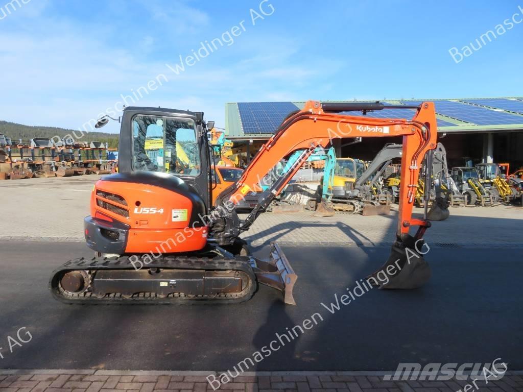 Kubota U 55-4 Mini ekskavatoriai < 7 t
