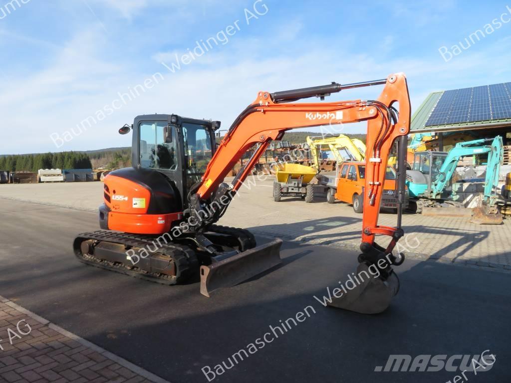 Kubota U 55-4 Mini ekskavatoriai < 7 t