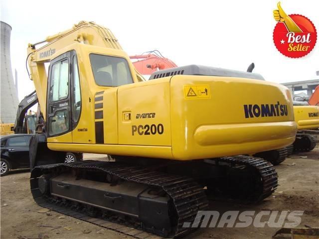 Komatsu PC 200 Vikšriniai ekskavatoriai