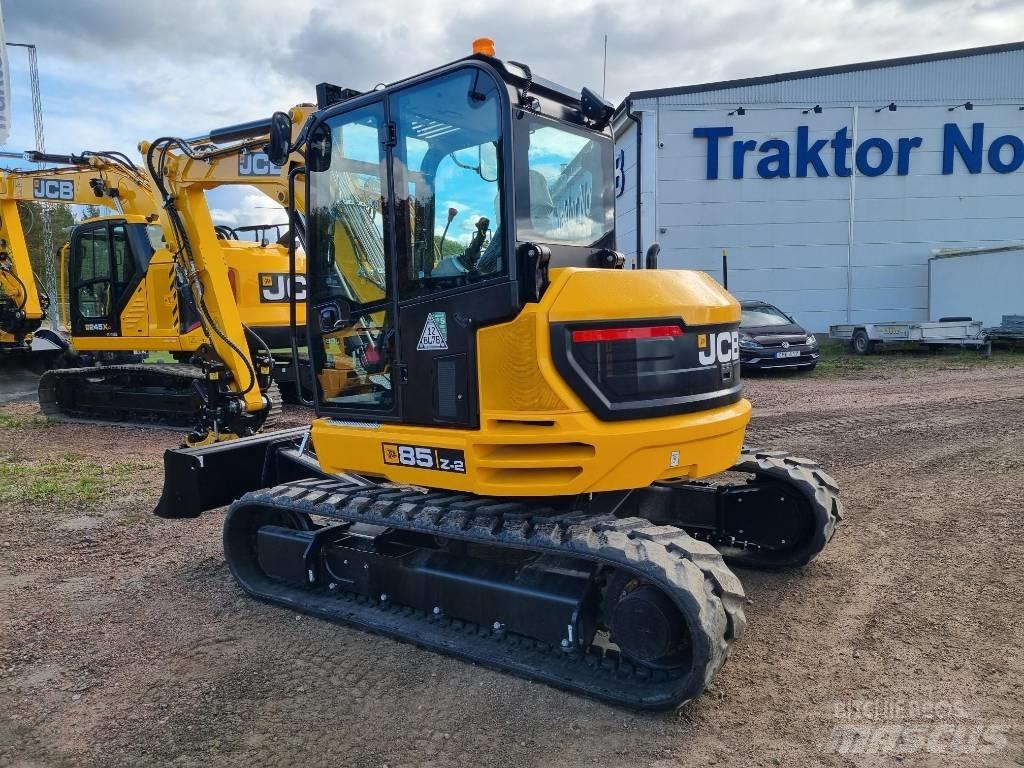 JCB 85Z-2 Ny! omg.lev! Vidutinės galios ekskavatoriai 7-12 t