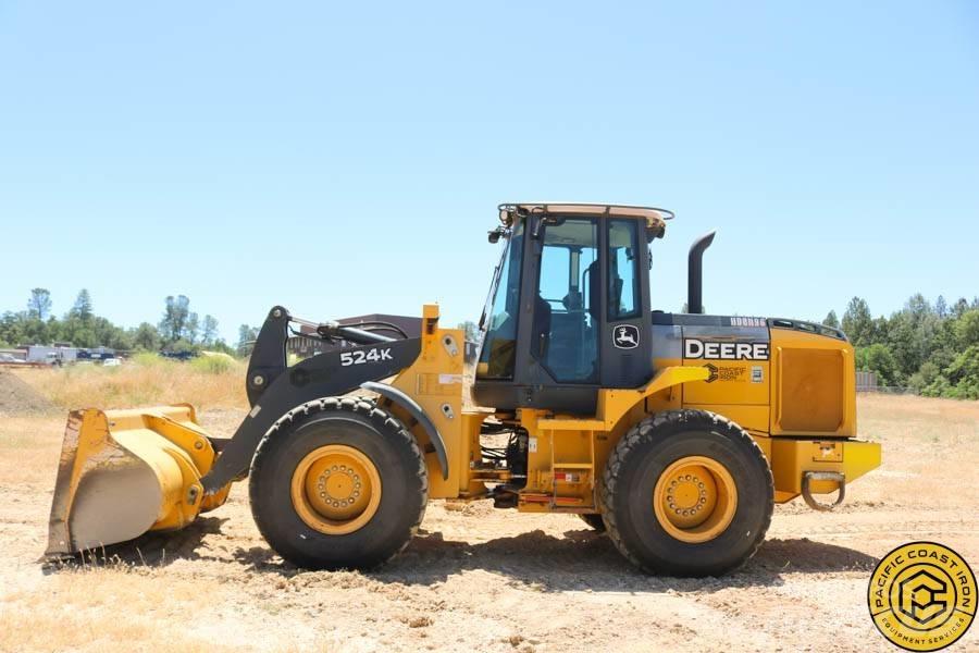 DEERE 524K Naudoti ratiniai krautuvai