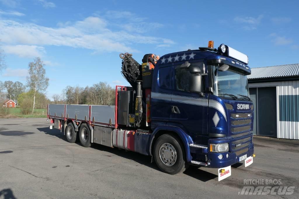 Scania G450 6x2 Automobiliniai kranai