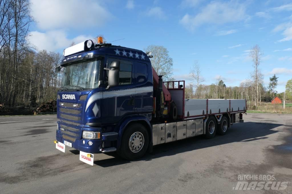 Scania G450 6x2 Automobiliniai kranai