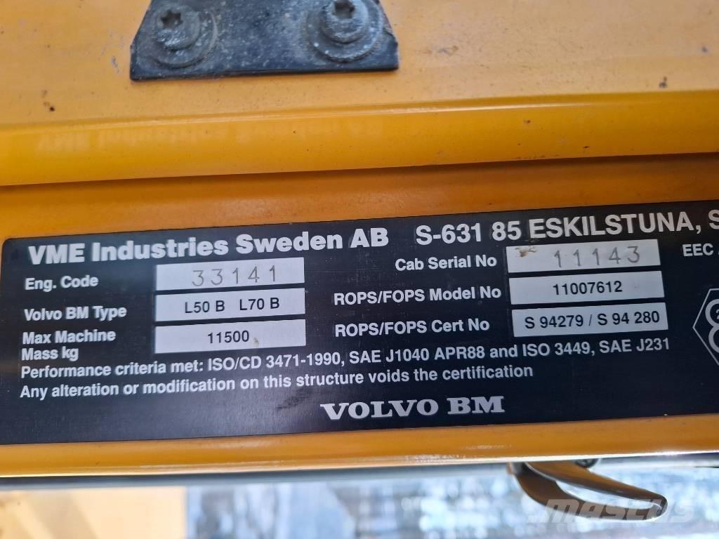 Volvo L70B Naudoti ratiniai krautuvai