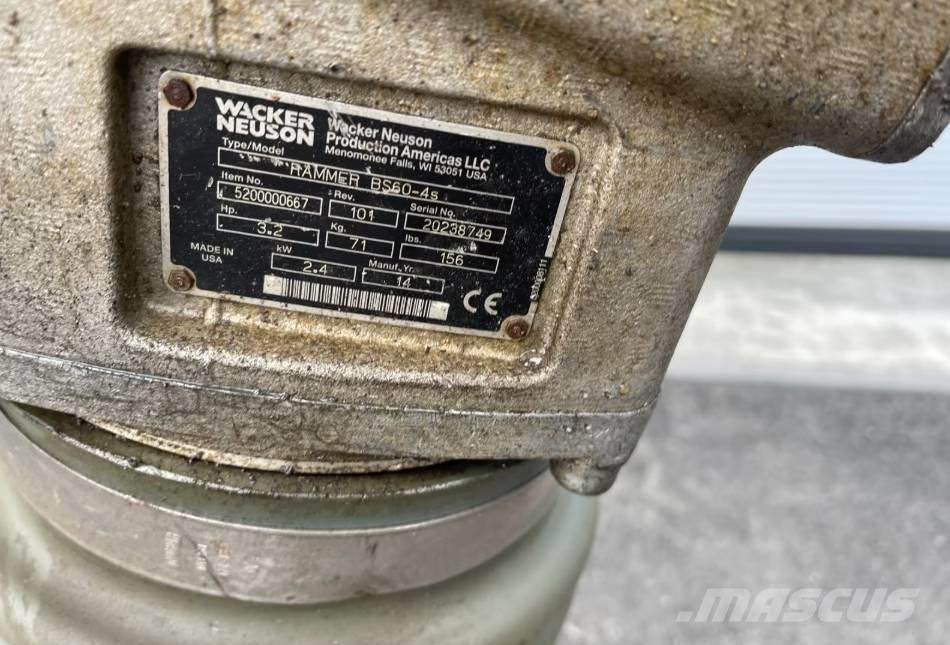 Wacker Neuson AS60E Statyba - Kita