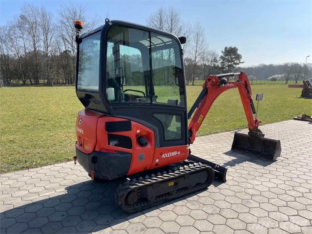 Kubota KX18-4 Mini ekskavatoriai < 7 t