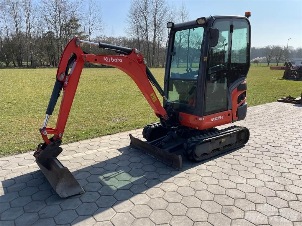 Kubota KX18-4 Mini ekskavatoriai < 7 t