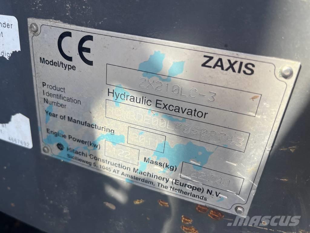 Hitachi ZX 210 LC-3 Vikšriniai ekskavatoriai