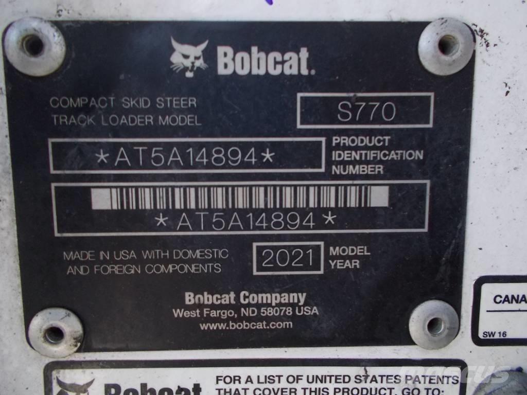 Bobcat S770 Krautuvai su šoniniu pasukimu