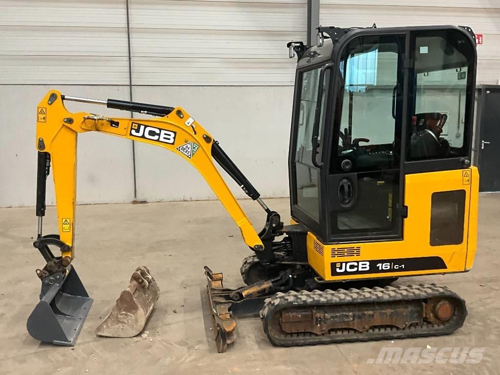 JCB 16 C-1 Mini ekskavatoriai < 7 t