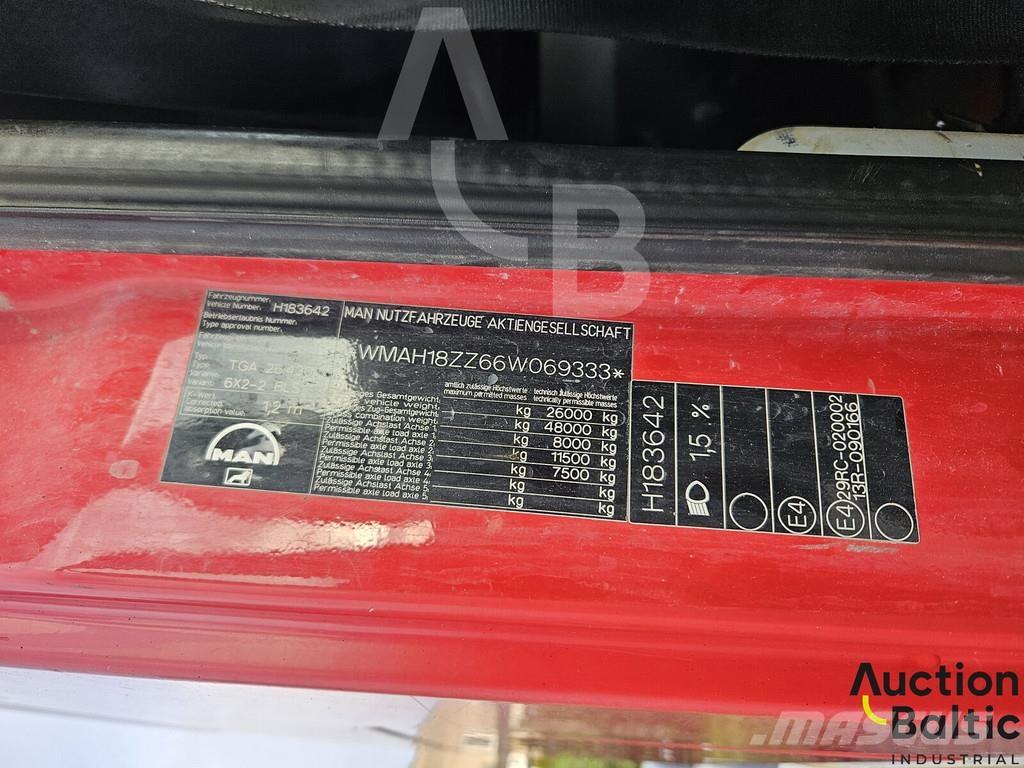 MAN TGA26.430 Naudoti vilkikai
