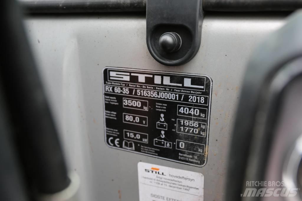 Still RX60-35 Elektriniai šakiniai krautuvai