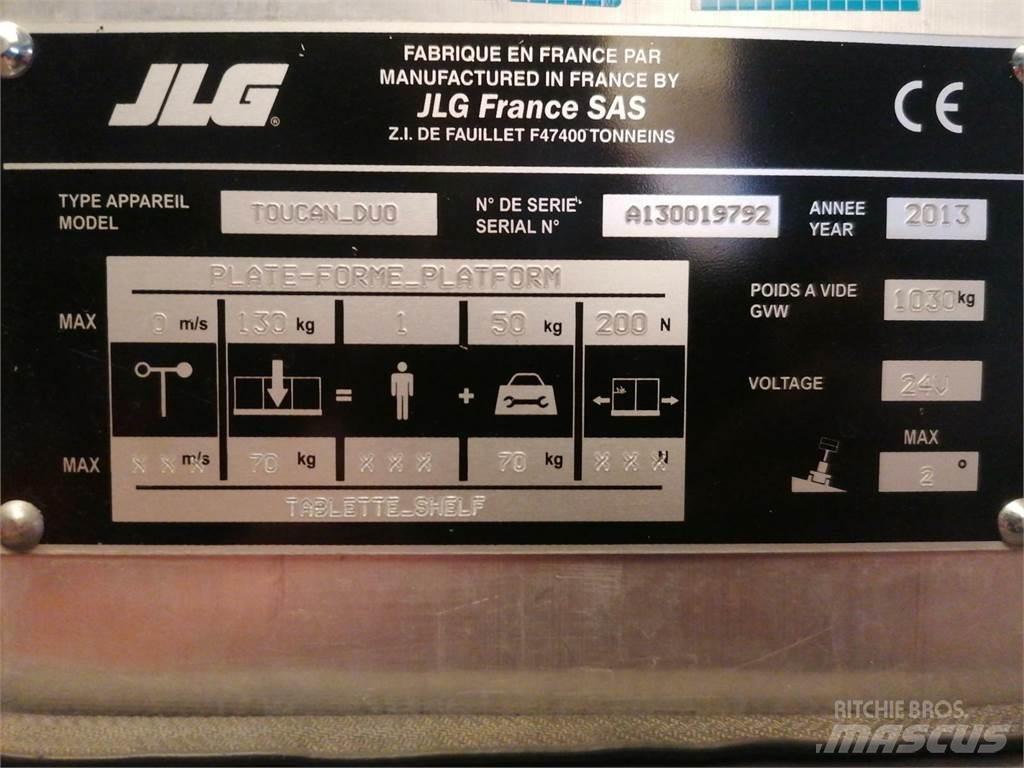 JLG TOUCAN DUO Kiti keltuvai ir platformos