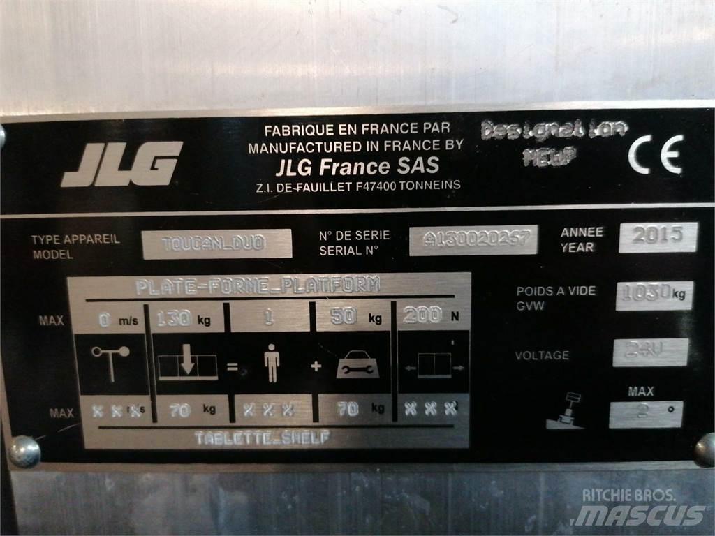JLG TOUCAN DUO Kiti keltuvai ir platformos