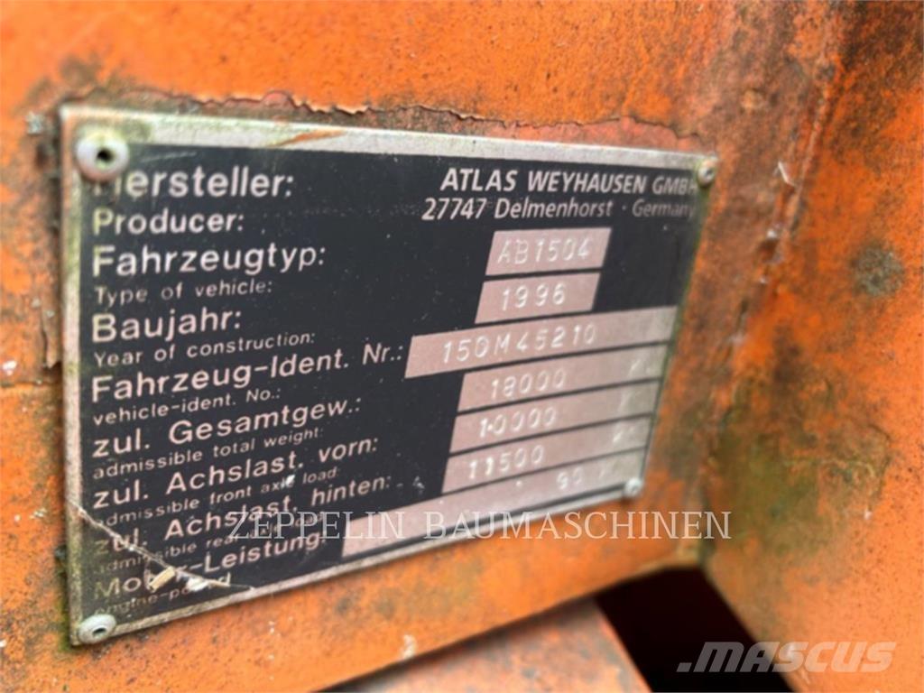 Atlas 1504 Ratiniai ekskavatoriai