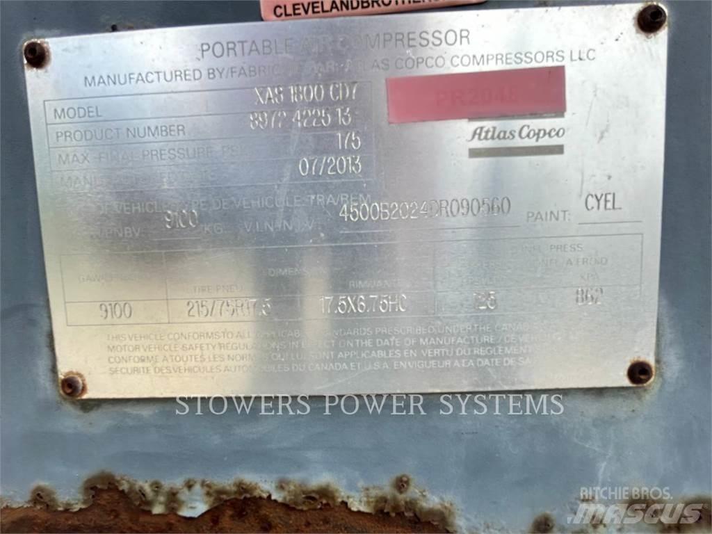 Atlas Copco XAS1800 Kompresuoto oro džiovintuvai