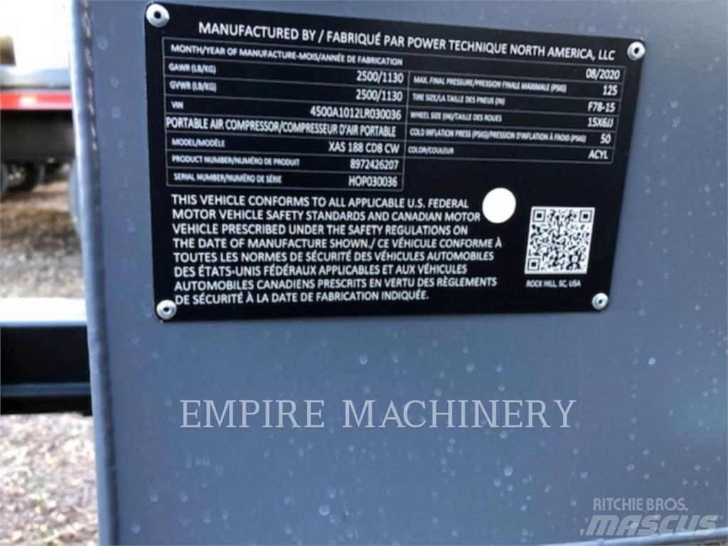 Atlas Copco XAS188CD Kompresoriai