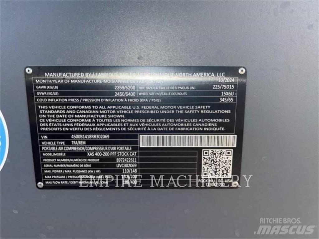 Atlas Copco XAS400CD Kompresoriai