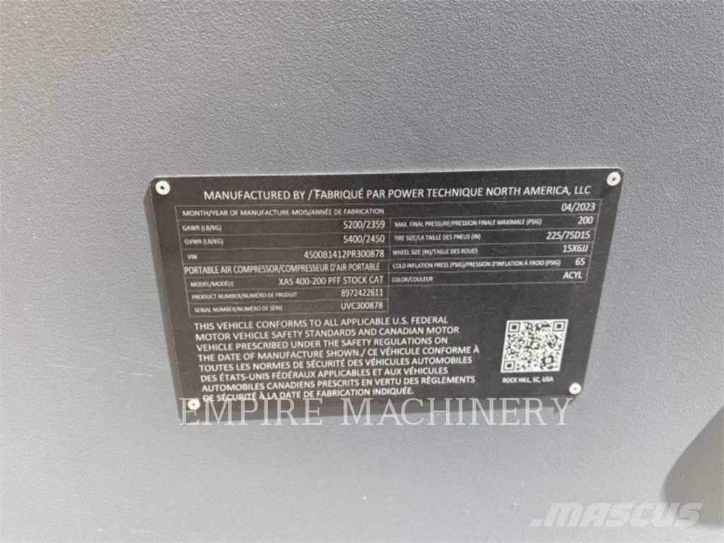 Atlas Copco XAS400CD Kompresoriai