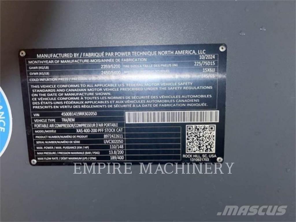 Atlas Copco XAS400CD Kompresoriai