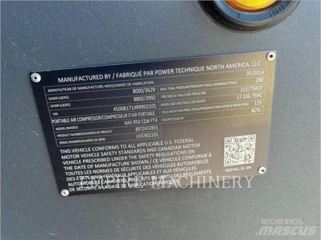 Atlas Copco XAS950CD Kompresoriai