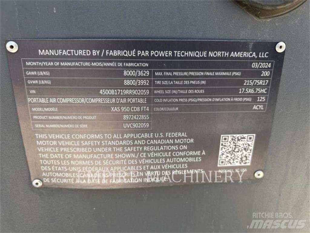 Atlas Copco XAS950CD Kompresoriai